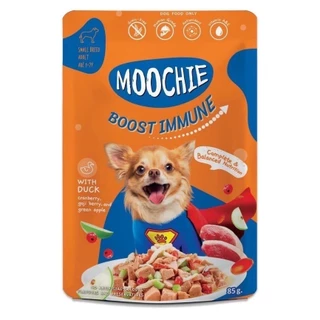 Moochie มูชี่ อาหารเปียกสุนัข ลูกสุนัข สุนัขโต Complete&Balanced ไม่เติมเกลือ เปียกสุนัข 70-85g
