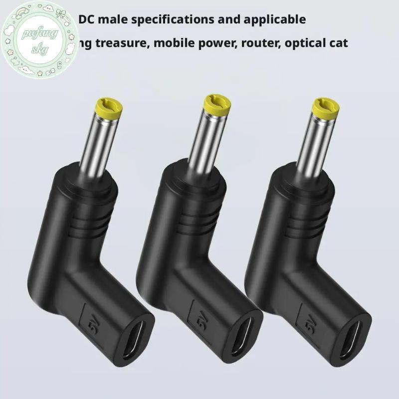 PUSKY 5V Type-C ถึง DC ชาร์จปลั๊กแปลงสําหรับ PSP 1000, 2000, 3000 อะแดปเตอร์เกม DC Ja ปลั๊กอะแดปเตอร