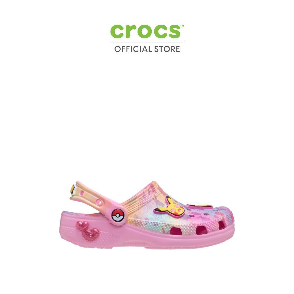 CROCS รองเท้าลำลองเด็ก PIKACHU PINK CLASSIC CLOG   รุ่น 211229-90H - MULTI COLOR