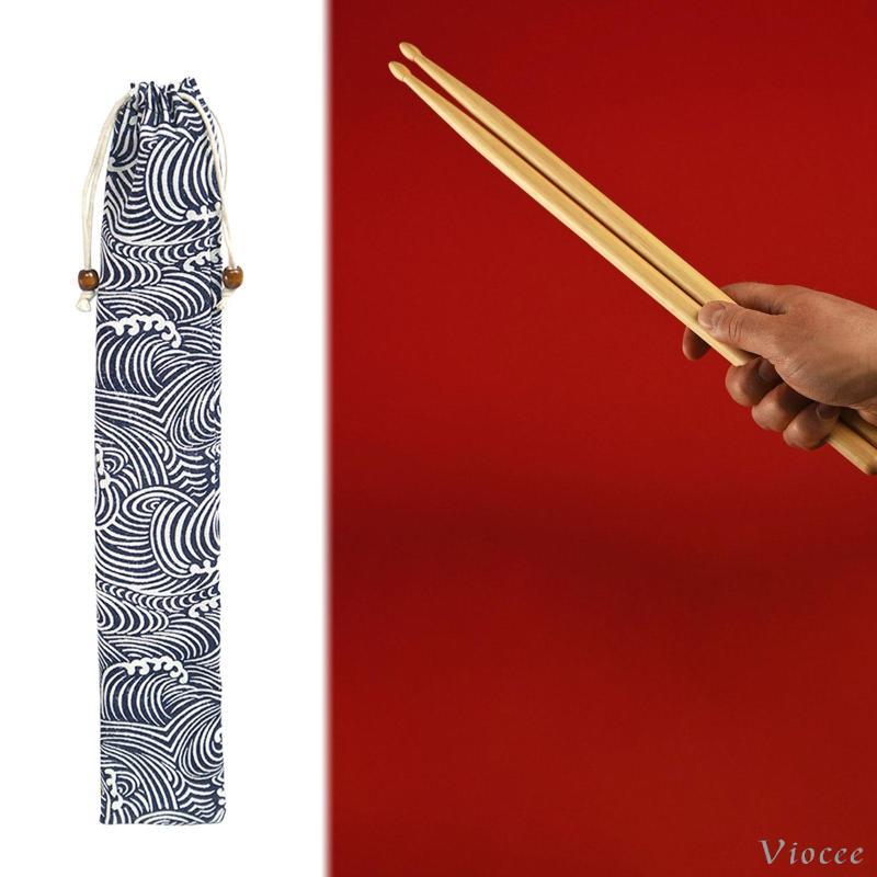 [Viocee] Drum Stick Bag เครื่องดนตรีกระทบพร้อมที่จับ Drumstick Storage Case สําหรับเครื่องกระทบ Stic