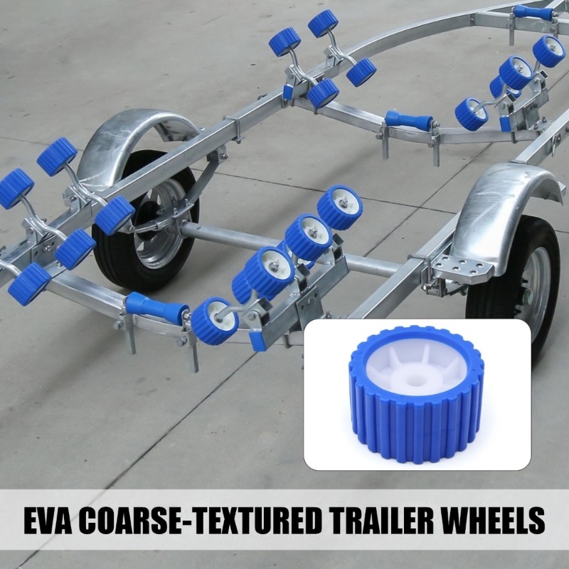 Yo Trailer Boat Hardware Accessories Boat Trailer Roller Replacement Marine Ribbed Wobble Roller Mar