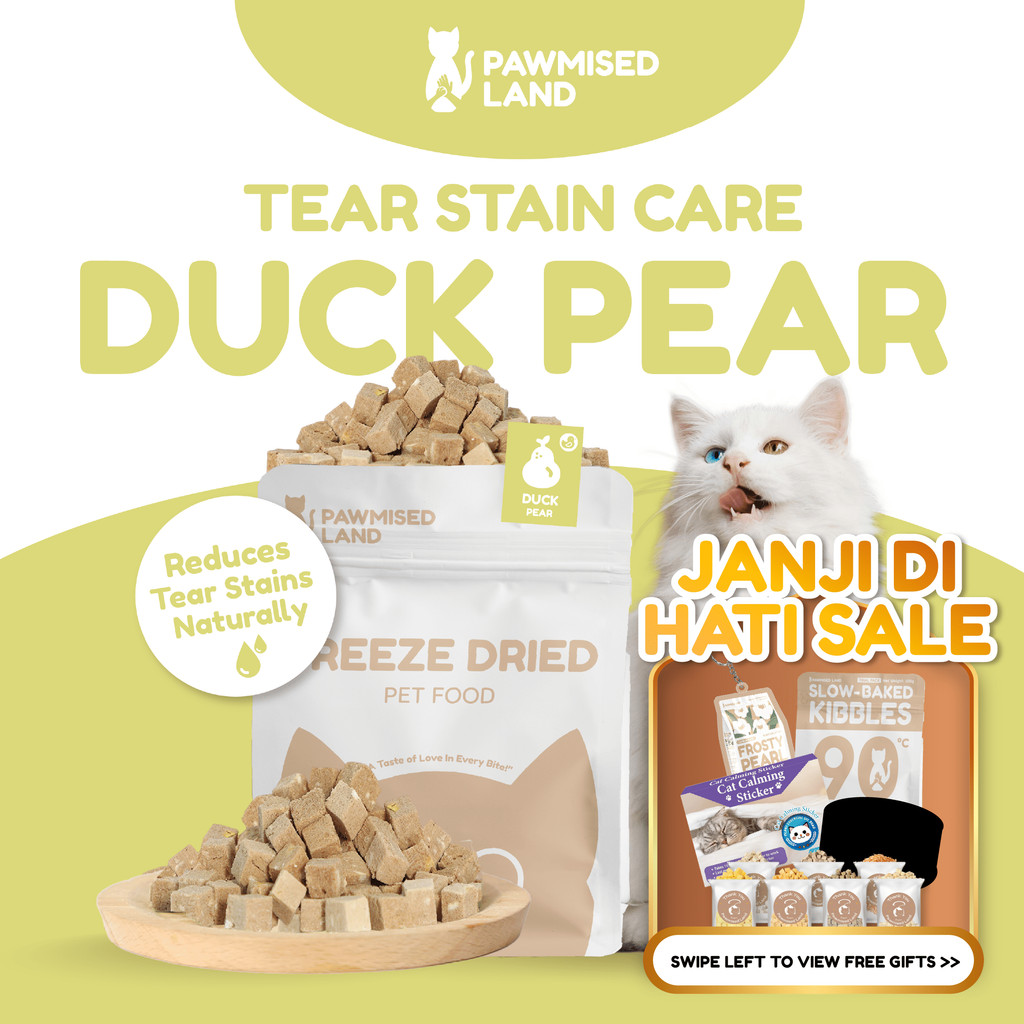 PawmisedLand Catty Munchies - Duck Pear - Functional Series - Freeze Dry 125g อาหารสัตว์เลี้ยง อาหาร