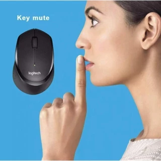 เมาส์ไร้สาย เมาส์Logitech M330 Wireless Mouse Silent Mouse Office Home Using PC/Laptop Mouse Gamer with 2.4GHz USB 1000D