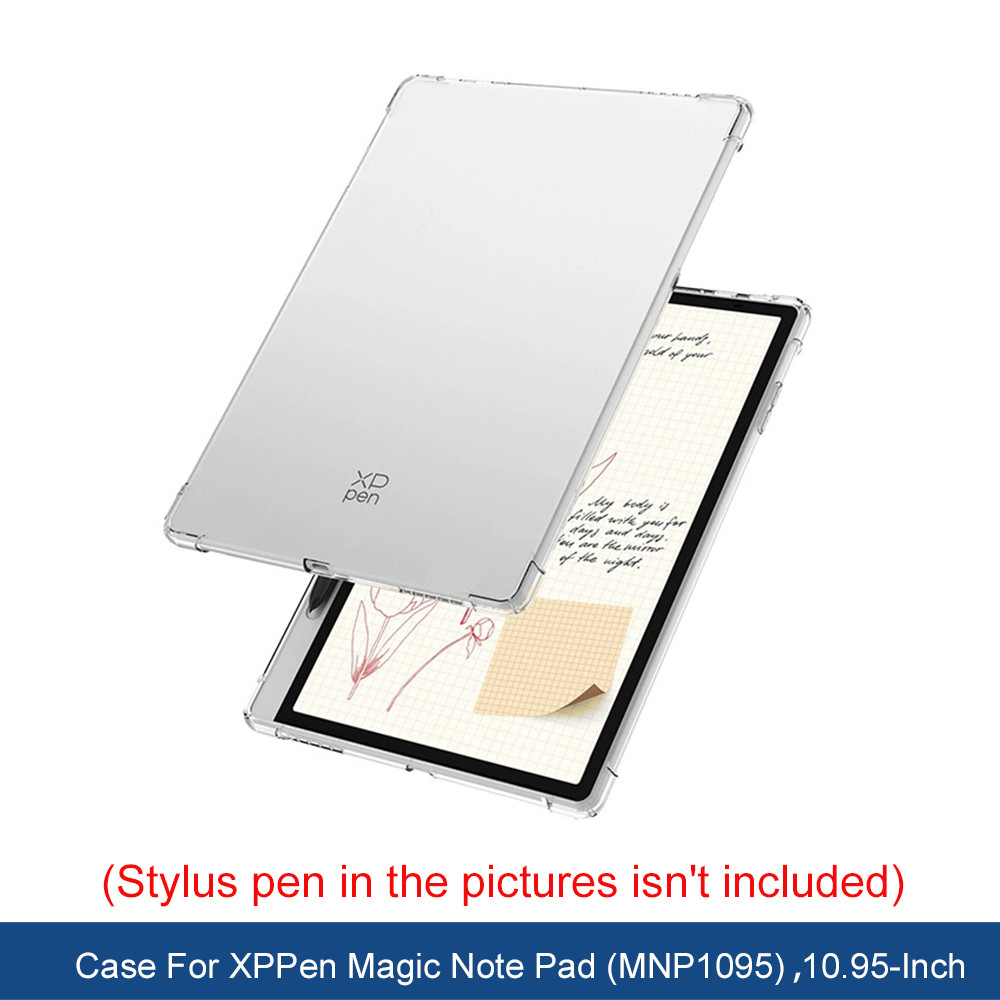 4 ถุงลมนิรภัยกันกระแทกพร้อมเคสสําหรับ XPPen Magic Note Pad 10.95 ,MNP1095,10.95"IN สมาร์ทแท็บเล็ตฝาค