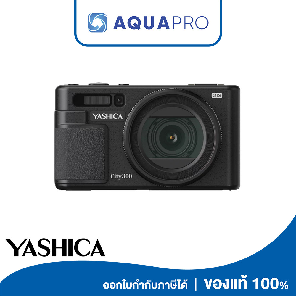 Yashica City 300 Black Digital Camera ประกันศูนย์ Yashica City 300 By AquaproTh