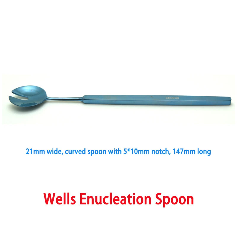 Wells Enucleation Spoon Ophthalmic Instrument