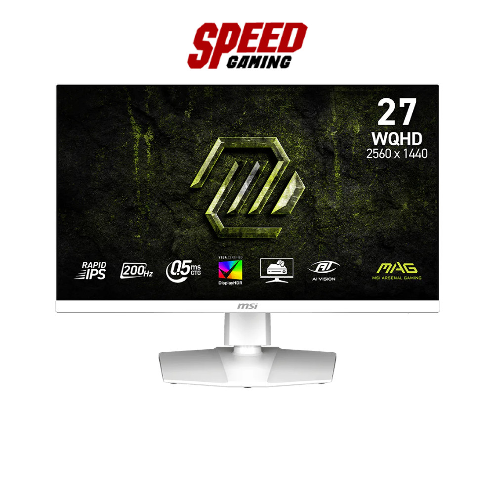 MSI MAG 274QRFW E20 | 27" Rapid IPS WQHD 200Hz 0.5ms (Min.) | Monitor (จอมอนิเตอร์) | By Speed Gamin