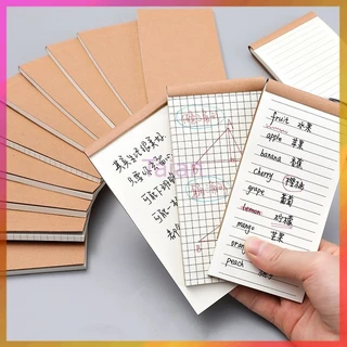 Taian สมุดบันทึกแบบมินิมอล สมุดโน้ตแบบฉีกได้ สมุดบันทึกแบบตาราง สมุดโน๊ตพกพา สมุดโน๊ตนักเรียน สมุดวางแผนเวลา
