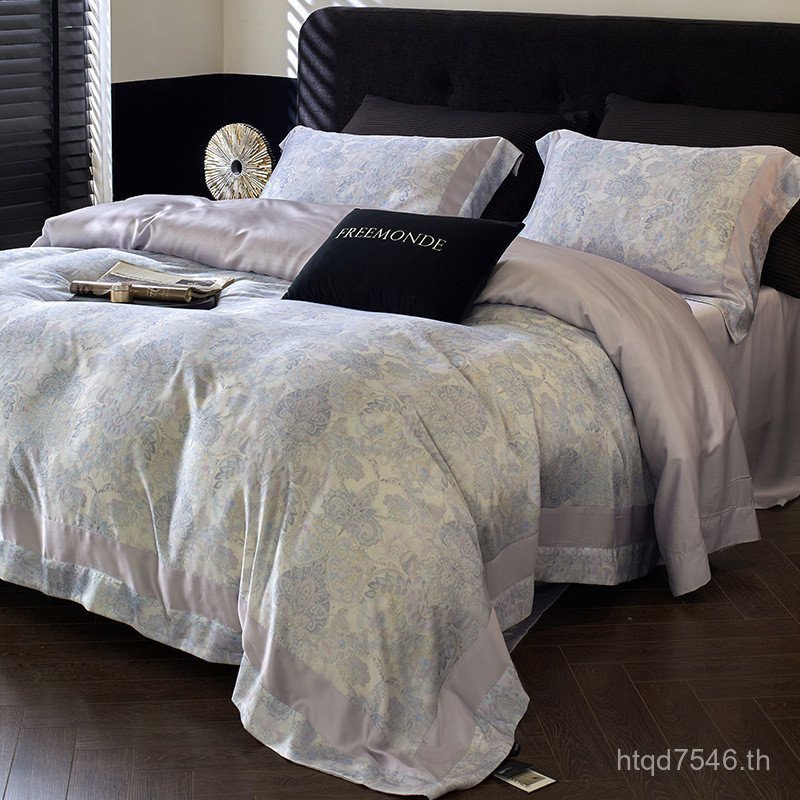 Cool Grade Les Feeling Orchid ฤดูร้อนชุดสี่ชิ้นการพิมพ์ 50s Ice ออสเตรียผ้าปูที่นอน lf ผ้านวม Purcel