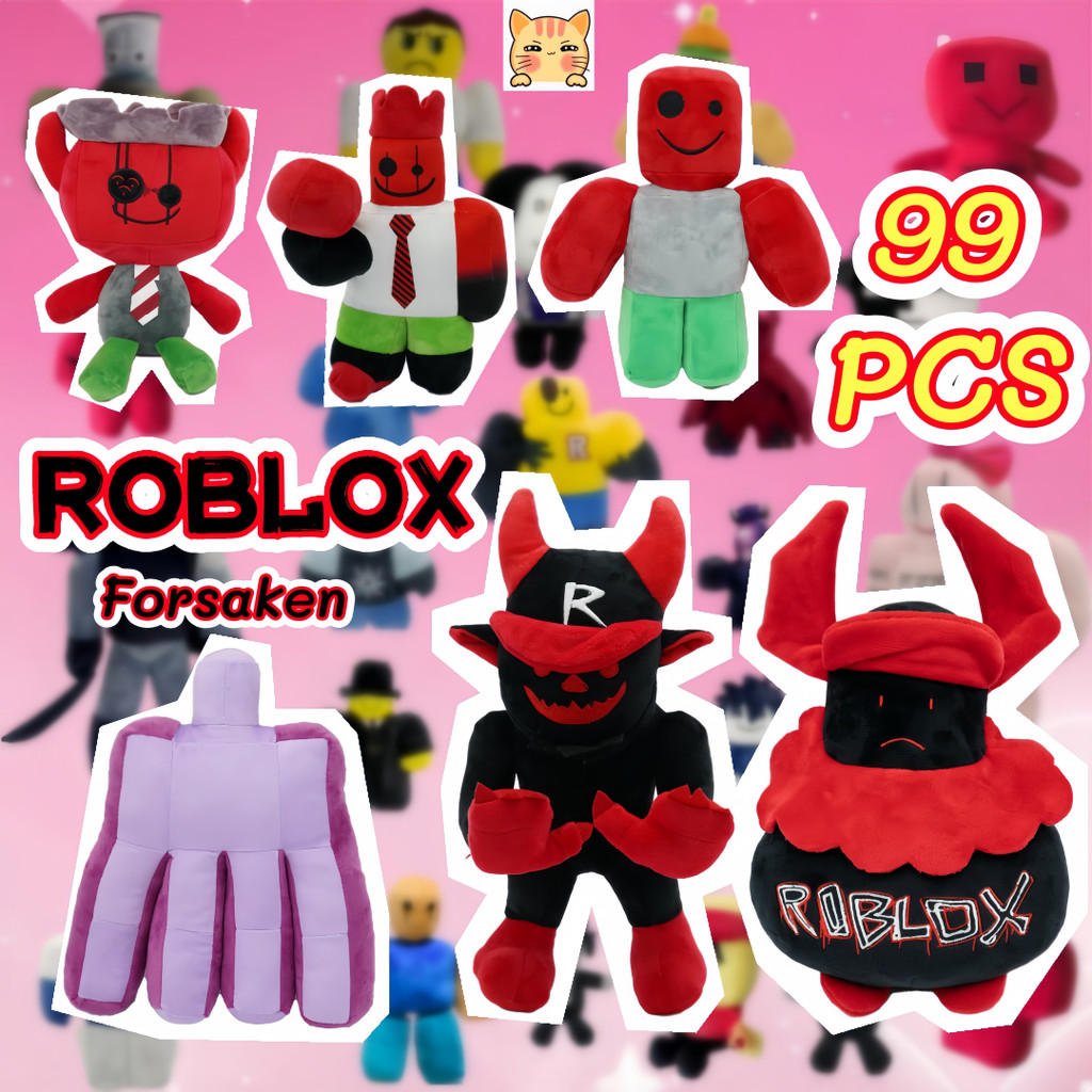 BCT✨โรบ็อกซ์ ตุ๊กตา✨ใหม่ Roblox Forsaken ตุ๊กตาตุ๊กตาสนุก Forsaken Guest 666 JX1DX1 Twotime Azure Pl