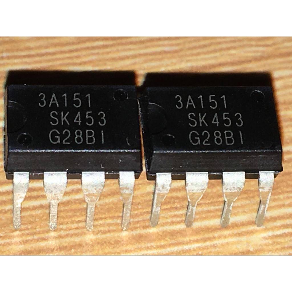 [3 ชิ้น] ยี่ห้อใหม่นําเข้าของแท้ STR3A151 DIP-8 ปลั๊กตรง 8 Pins One เปลี่ยนให้ดี 3A151