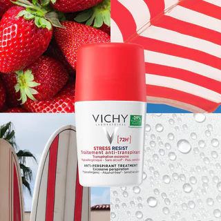 Vichy Anti-Perspirant Treatment วิชี่ โรลออนลดเหงื่อและกลิ่นกาย 50ml (Stress Resist/Anti-Perspirant)