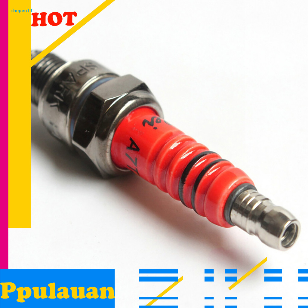 1 PC Spark Plug A7TC A7TJC 3 Electrode GY6 50cc-125cc Moped สกู๊ตเตอร์ ATV Quads