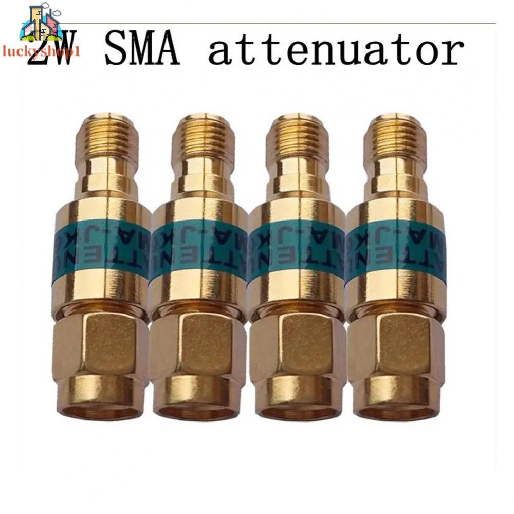 ที่เชื่อถือได้ SMA 2W Attenuator 6GHz ชายหญิง 6dB 15dB 30dB วัสดุทองแดง