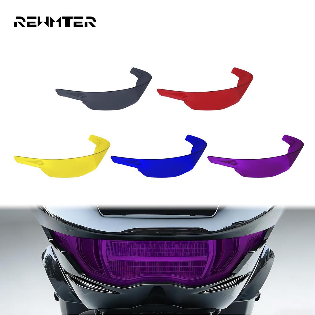 ฝาครอบไฟหน้ารถจักรยานยนต์ไฟหน้า Protector Guard Fairing สําหรับ Harley Touring CVO Road Glide 23-25
