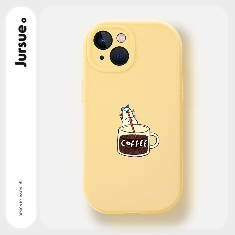 JURSUE เคสไอโฟน เคสนุ่มกันกระแทกมีสไตล์ตลก ศิลปะนามธรรม เคสโทรศัพท์ for iPhone 17 Air 16 15 14 13 12 11 Pro Max SE 2020 X XR XS 8 7 Plus พลัส MZ50363