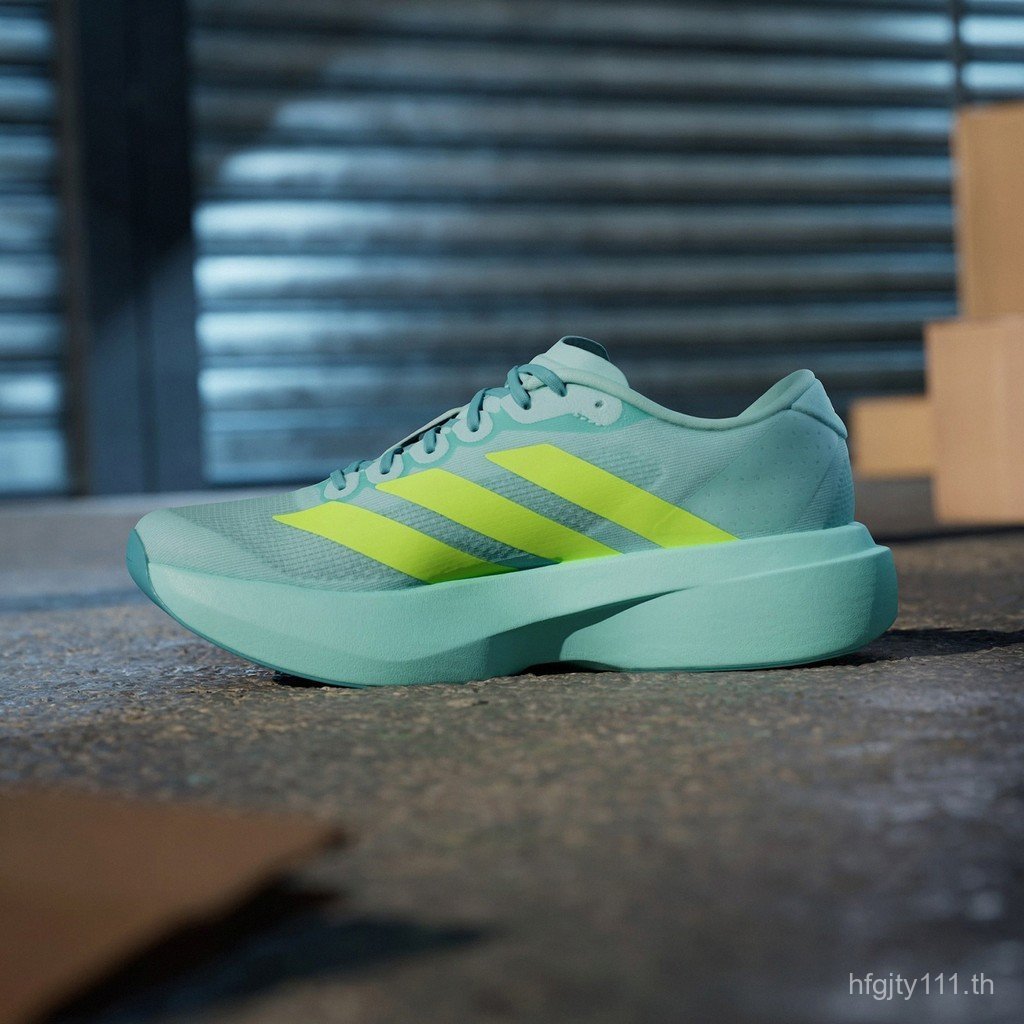 รองเท้าวิ่งจ๊อกกิ้ง Adizero Evo SL W สีเขียวทะเลสาบ สำหรับผู้หญิง มีฟังก์ชันกันกระแทก(JS4452)