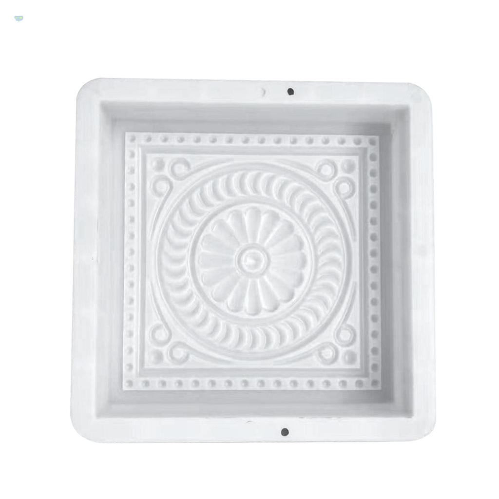 แม่พิมพ์ซีเมนต์กลีบที่สวยงาม DIY ทางเดิน Stepping Stones Cement Paving Mould สําหรับลานถนนสวน
