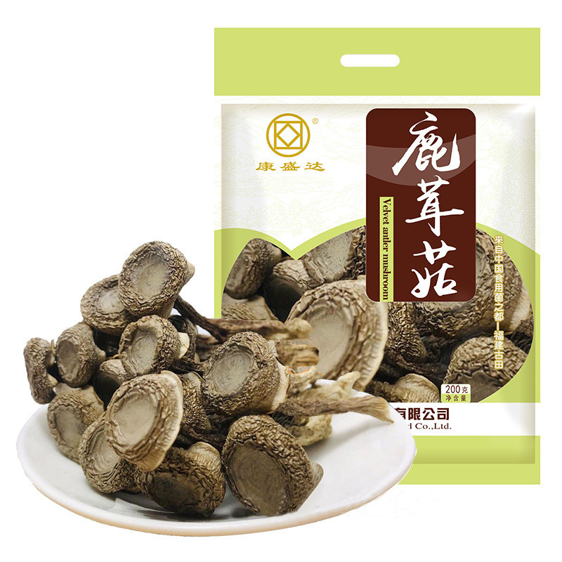 鹿茸菇干货500g新货鹿茸菌新鲜煲汤古田脆脆菇干香菇散装3.13Dried Deer Antler Mushroom 500g, New Product, Fresh Deer Antler Mush