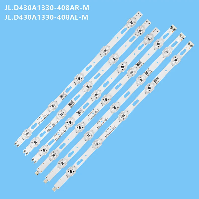 LED Backlight Strip สําหรับ Samsung UE43AU7105K UE43AU7190U CY-BA043HGHR4V UE43TU8000U UN43TU7000F U