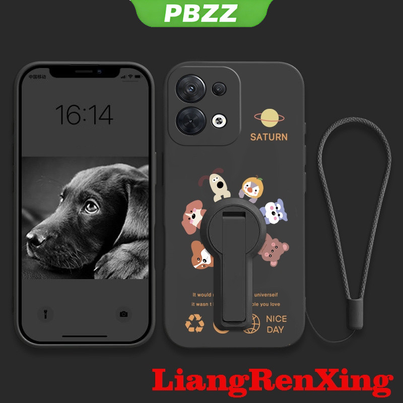 PBZZ FOR เคส Case สำหรับ OPPO Reno 8 5g  OPPO Reno 8 Pro 5g 2022 Reno 10 Pro 5g โทรศัพท์ปลอก softcase ซิลิโคนเหลวกันกระแทกปกการออกแบบใหม่ความงามกับผู้ถือสัตว์การประชุม YTDWXZ01