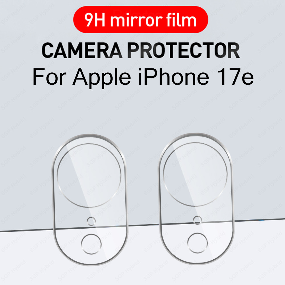 2 ชิ้น 3D ด้านหลังกระจกกล้องที่ชัดเจนสําหรับ Apple iPhone 17e iPhone17e i โทรศัพท์ 17 e17 2026 6.1 น