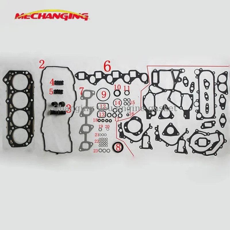 ZD30DDT ZD30DDTI สําหรับ NISSAN URVAN TERRANO CARAVAN NAVARA 3.0 Di เครื่องยนต์โลหะ Rebuild ชุดปะเก็