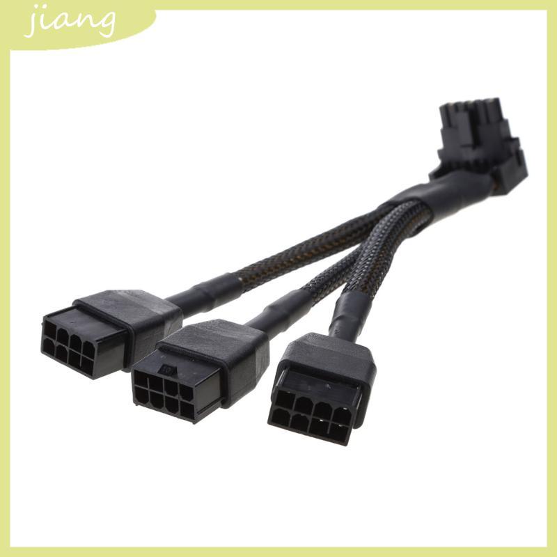 JN 3x8pin ถึง 16Pin สายไฟสําหรับกราฟิกการ์ด Professional 12VHPWR