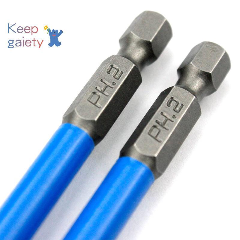 [Kpt-t] ดอกไขควงไฟฟ้ากันลื่นแม่เหล็ก 1/4″ Hex Shank Precision PH2 [ใหม่] ราคา ถูกที่สุด ดีลบีเคเค แกลเลอรีภาพที่ 5
