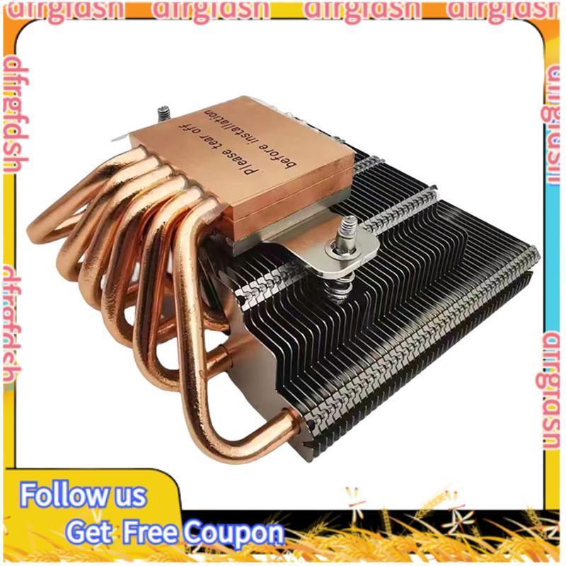 D & FZS10C-50 Thin CPU Cooler 50 มม.10 ท่อความร้อน ITX Down ความดันหม้อน้ํา 200W สําหรับ LGA 115X 17