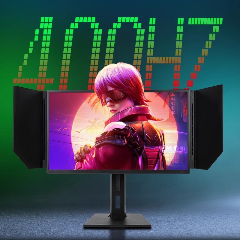 24.5 นิ้ว 400hz/280hz/240hz จอแสดงผลสําหรับเล่นเกม Youda แผง TN หน้าจอการตอบสนองอย่างรวดเร็ว 0.2ms