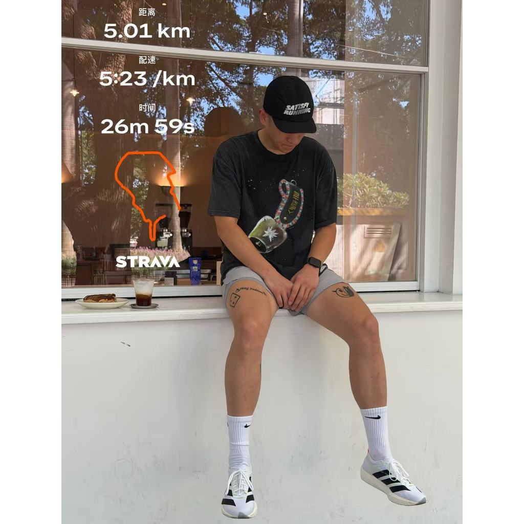 Satisfy MothTech Ripped เสื้อยืดแขนสั้นวิ่งกีฬาลําลองระบายอากาศได้