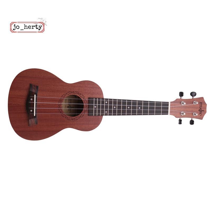 [Promote J]21 นิ้ว Ukulele Soprano เริ่มต้น Ukulele กีตาร์ Ukulele มะฮอกกานีคอ Delicate Tuning Peg 4