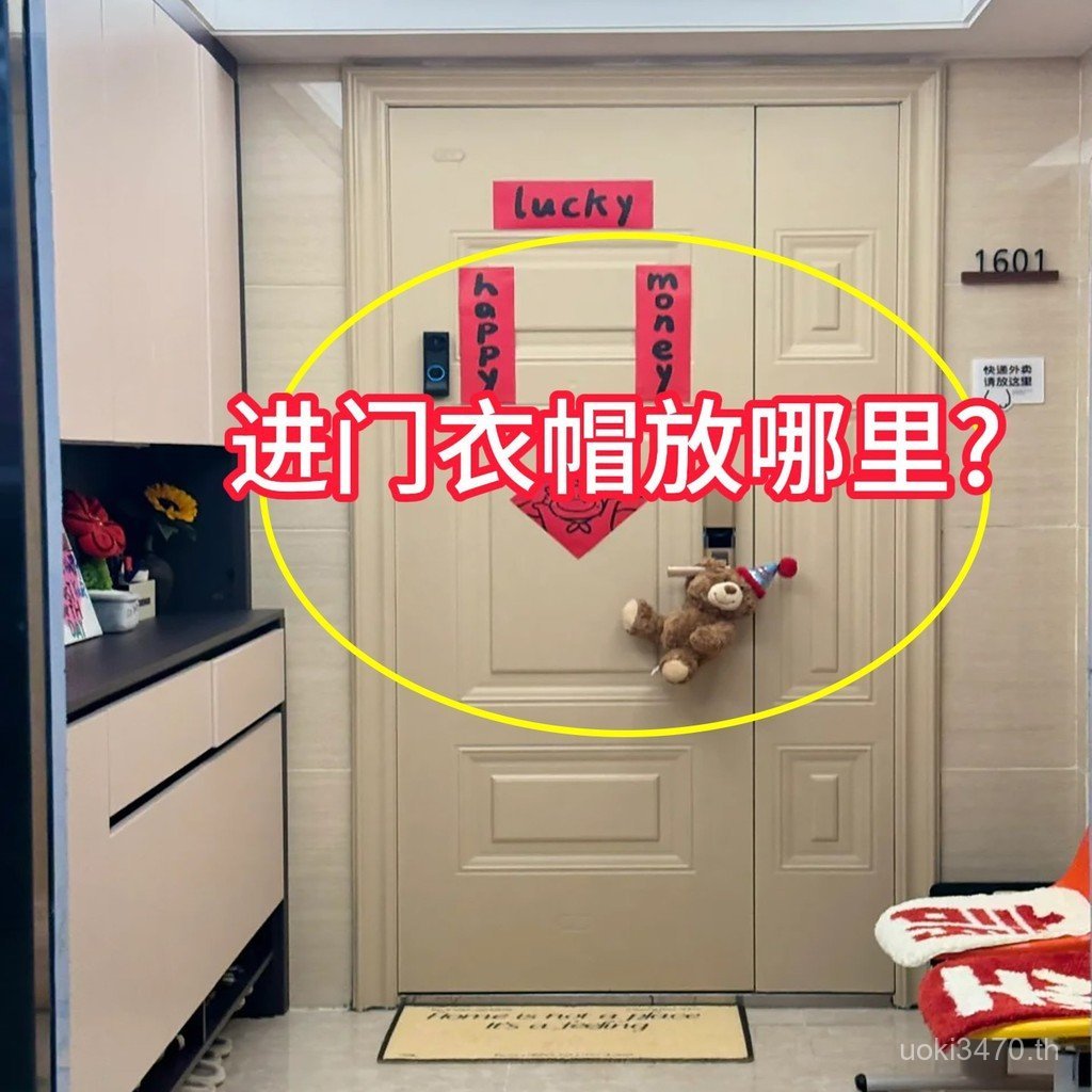 Entry Bag Rack Storage ใช้ประตูแขวนเสื้อผ้าประตู Upper House เข้าประตู Hook Coat หมวกเก็บชั้นวางแขวน