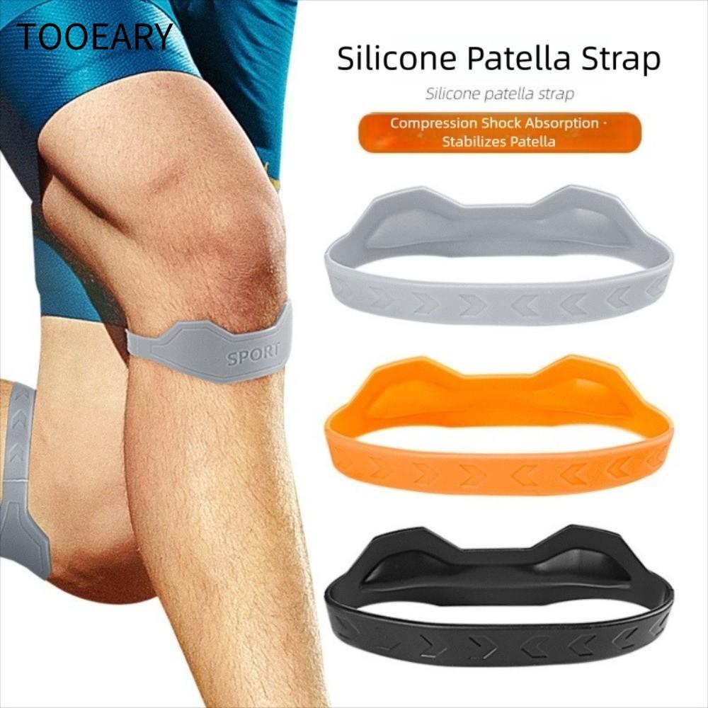 สายรัดเข่า TAINAKARITSU Patella Tendon, ซิลิโคนป้องกันคงที่สายรัดเข่า Patella, รองรับกีฬาเข่ายืดหยุ่น