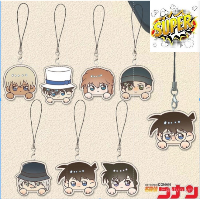 แขวนโทรศัพท์ Detective Conan แปลกขโมยโทรศัพท์โซ่ Kidd Huiyuan Ai Shinichi Xiaolan Conan nlp