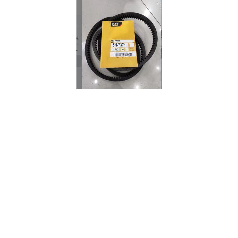 สายพานพัดลมและสายพานส่งกำลังเครื่องยนต์ CAT รุ่น 5H7371 และ 7M4710 อะไหล่แท้สำหรับรถขุด CAT คุณภาพสู