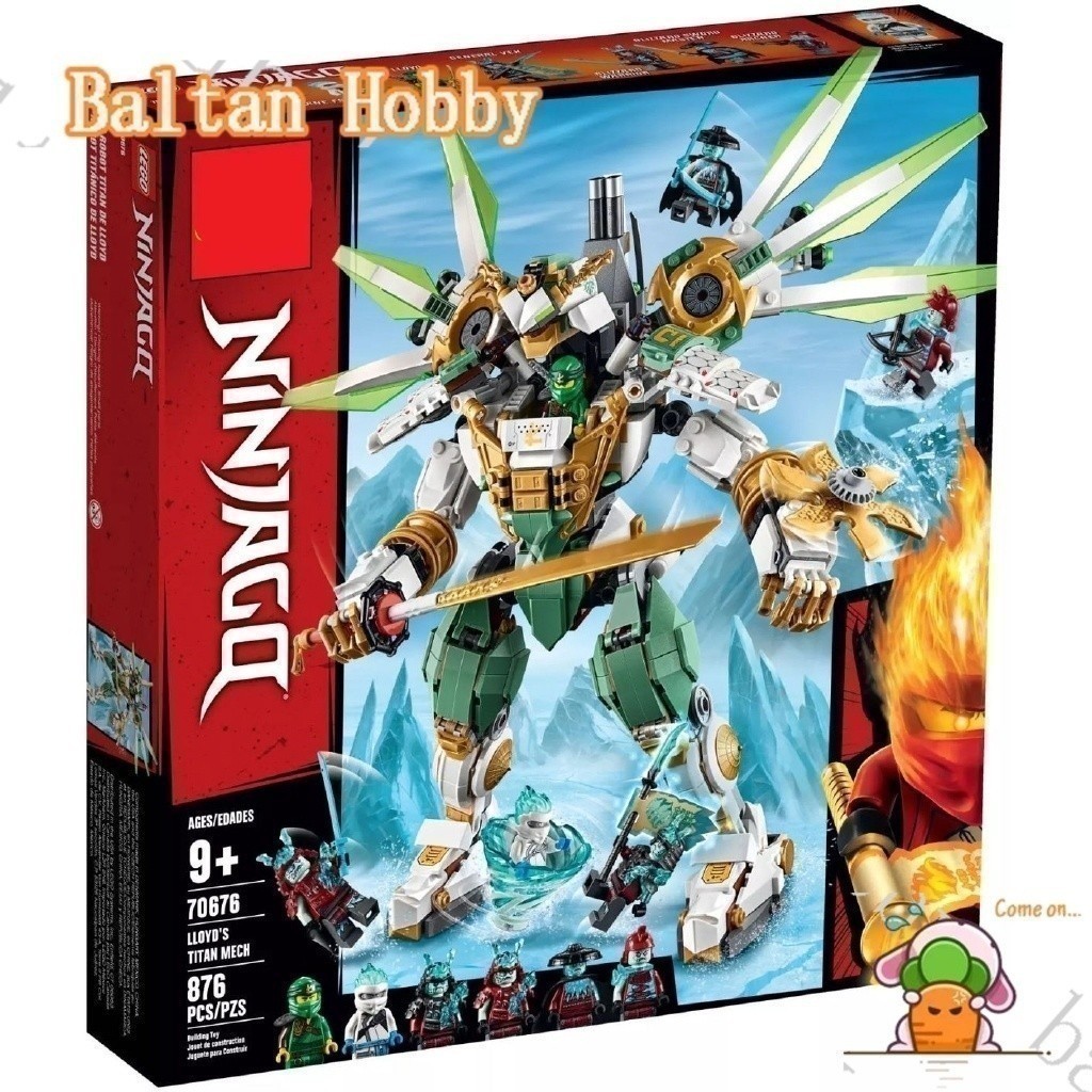 Baltan Hobby HN7X ใช้งานร่วมกับ Ninjago Lloyds Titan Mech 70676 11331 4020 11001 Building blocks ของ