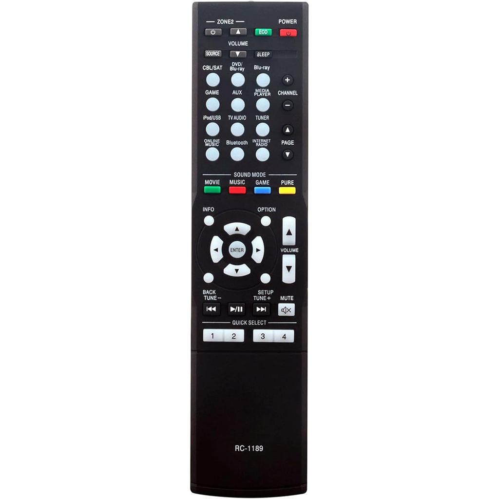 RC-1189 เปลี่ยนรีโมทคอนโทรลสําหรับ Denon AV Receiver AVR-S700W AVR-S710W AVR-S720W AVR-X1100W AVR-X1