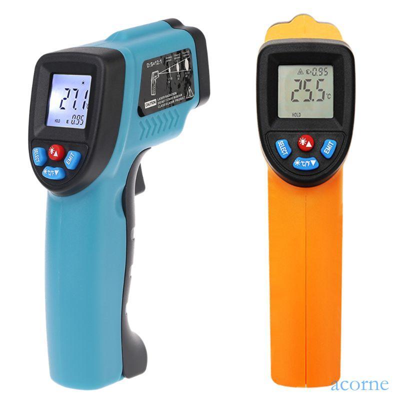 ACORN จอแสดงผล LCD เครื่องวัดอุณหภูมิ IR อินฟราเรดดิจิตอลแบบไม่สัมผัส GM550 Pyrometer -50 550 องศาแบ