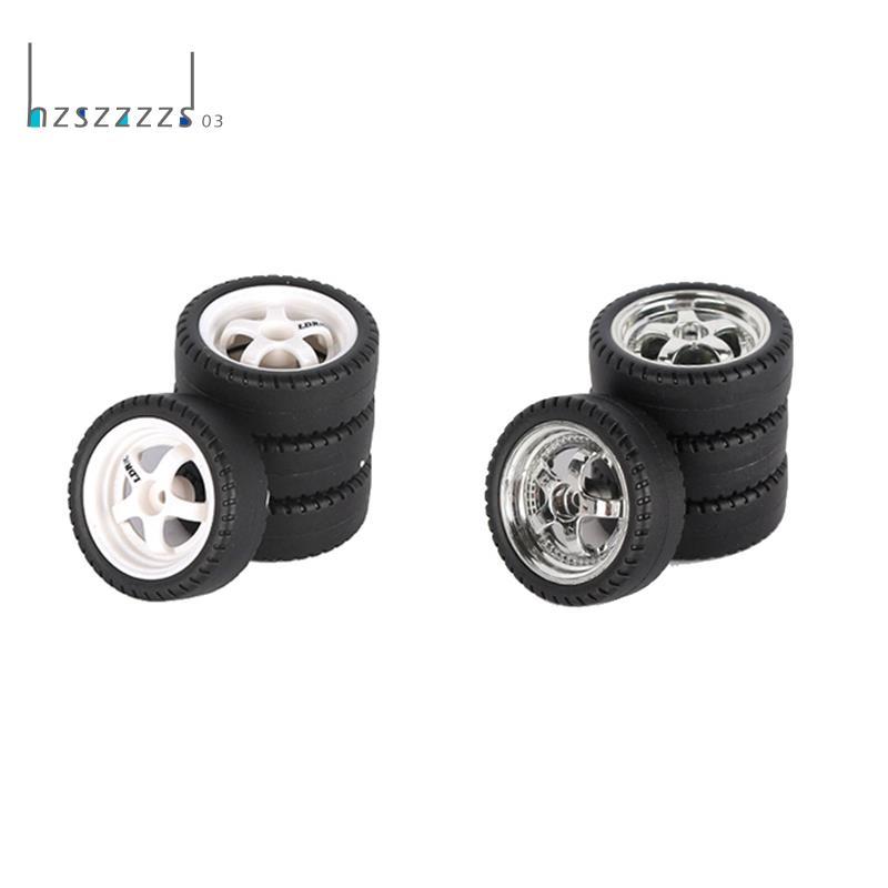 4 ชิ้น 33 มิลลิเมตร RC Drift ล้อยาง Hard Tyre สําหรับ LDRC AE86 A86 A86P LD1801 1/18 RC รถอัพเกรดอุป
