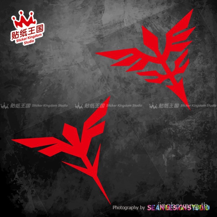 Gundam ZAKU Gundam ZAKU Gundam ZAKU Badge สติ๊กเกอร์ตกแต่งรถจักรยานยนต์