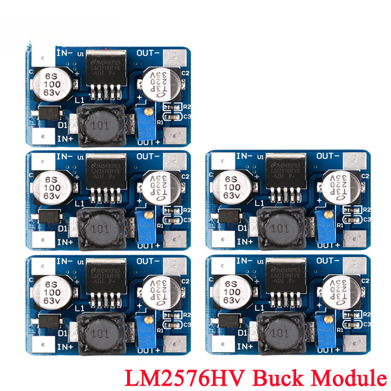 5 ชิ้น/1 ชิ้น LM2576HV LM2576HVS DC-DC ขั้นตอนลงปรับแหล่งจ่ายไฟ Buck โมดูล DC-DC 5 V-60 V อินพุต 1.2