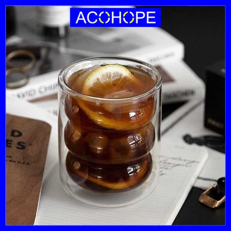 Ahope Aesthetic Double Wall Glass 225ml - JJ915
