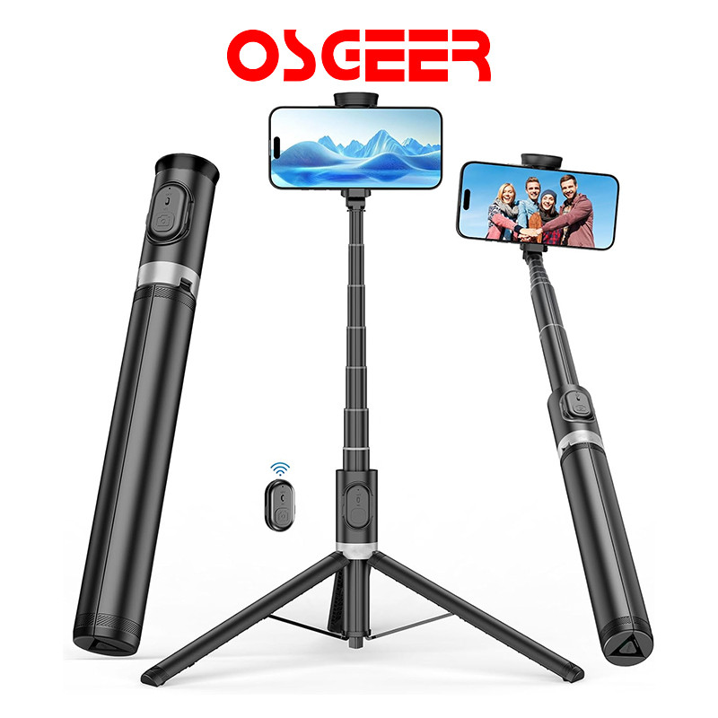 [osgeer]ขาตั้งโทรศัพท์ถ่ายคลิปตั้งคงที่ไม่สั่นยืดห้าได้170ซม.พร้อมรีโมทบลูทูธสำหรับไลฟ์สดVlog