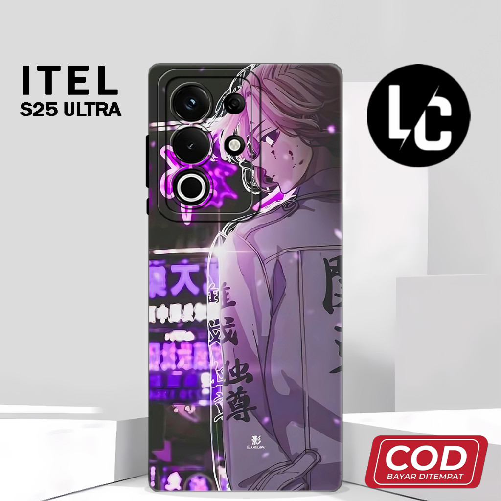(AQ 45) softcase iteel s25 motif นามธรรมพิเศษอะนิเมะน่ารักความงามปลอก itel s25 ULTRA Mika Hp-Case Ca