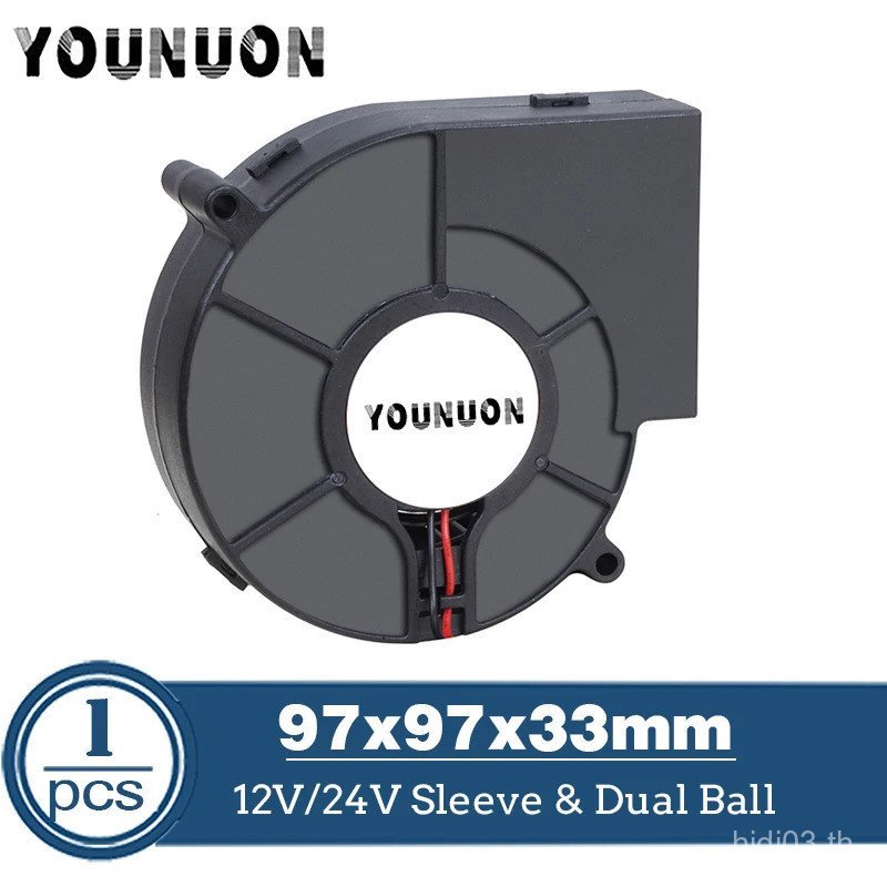 9733 Turbo Centrifugal Fan Blower 12 V/24 V 97*97*33 มม.DC Brushless 97 มม.Blower Cooler พัดลมสําหรั