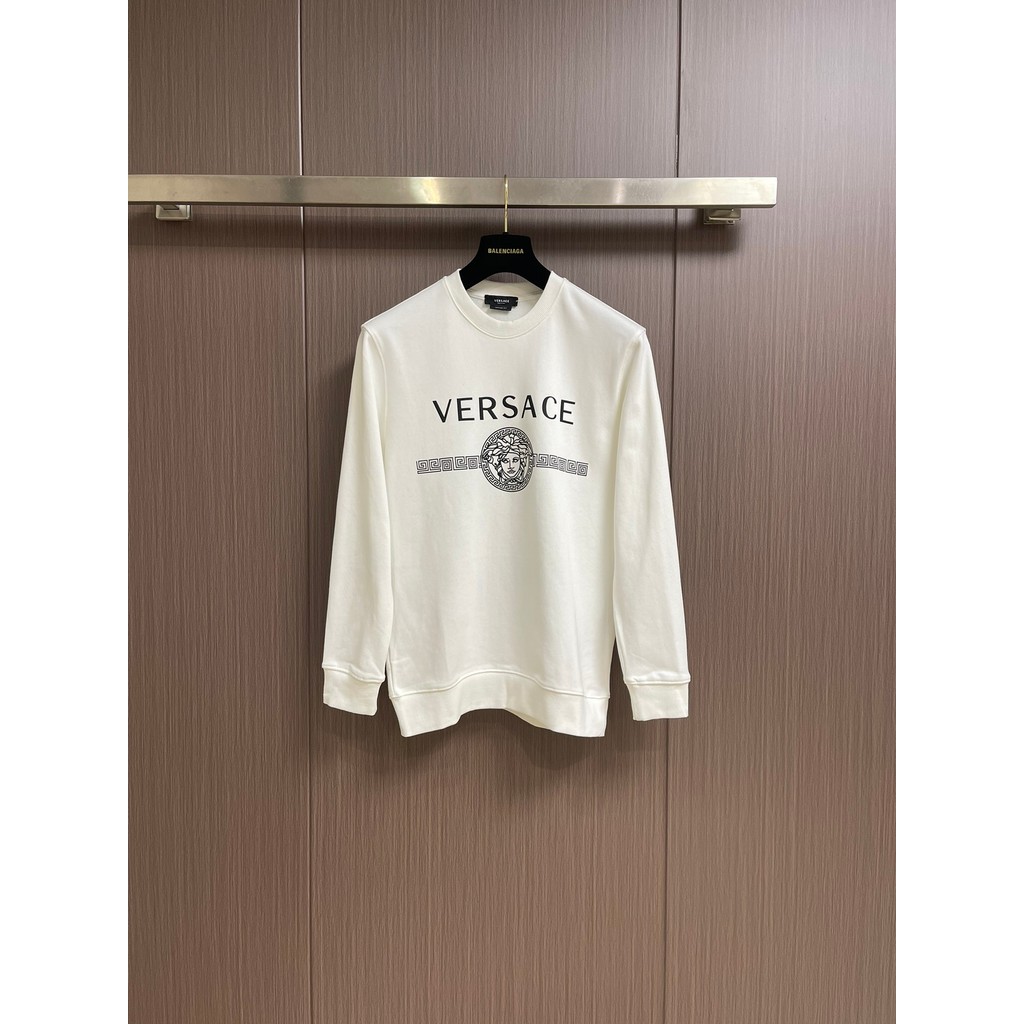 VERSACE เสื้อยืดสำหรับทั้งผู้ชายและผู้หญิง คุณภาพเยี่ยมสไตล์ใหม่