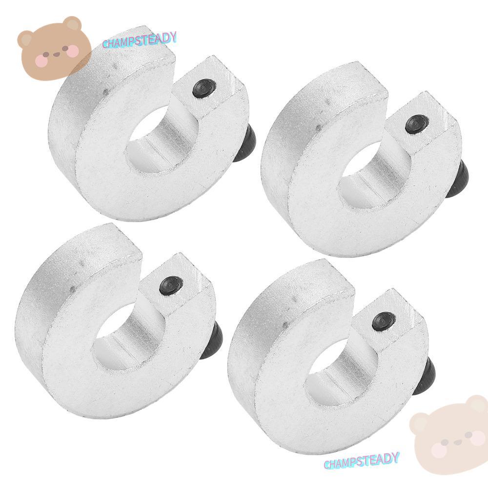 CHAMPSTEADY ปลอกคอหยุดรางเชิงเส้น 4 ชิ้น, อลูมิเนียมอัลลอยด์ Anodized SBR20 ปลอกคอล็อคเพลา, ความแม่น