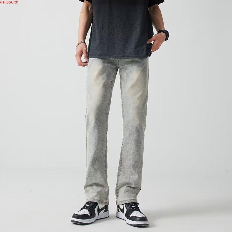 Mc JEANS กางเกงยีนส์ผู้ชาย กางเกงยีนส์ แม็ค แท้ ผู้ชาย กางเกงยีนส์ขายาว ขาตรง สีดำ ทรงสวย ใส่สบาย รุ